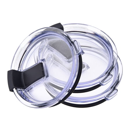 Niceauty 3Pcs Travel Cup Spill Proof Lid Replacement for Hot and Cold Drinks