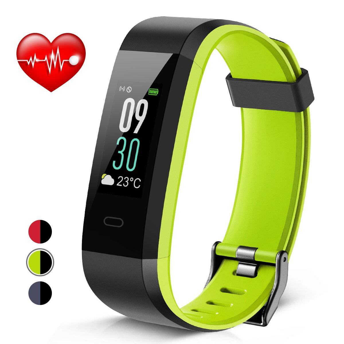 Fitness Tracker Watches Waterproof W/ Heart Rate Monitor, Activity