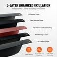 thumbnail image 5 of Sauna Blanket for Detoxification, Portable Far Infrared Sauna for Home Relaxation, 1-6 Level Adjustable Temprature Rannge 95-185°F , 1-60 Minutes Timer, Far Infrared Carbon Heating Sauna Bag, 5 of 7