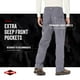 thumbnail image 5 of Pantalones tácticos Tru-Spec 24-7 Original para hombre, color gris claro, 5 of 7