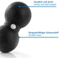 thumbnail image 2 of Self-Massage Ball/Twin-Ball In Black Made Of Foam - Self-Massage Roller/Duo Ball/Fascia Trainer/Fascia Ball, 2 of 5