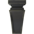 thumbnail image 2 of Ekena Millwork 4"W x 4 3/4"D x 8"H Small Nevio Wood Vintage Decor Corbel, Black, 2 of 6