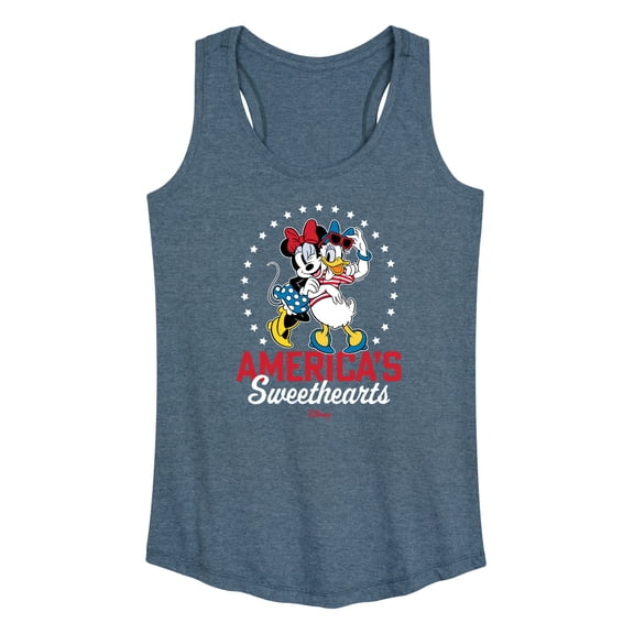 Disney - Americana - Americas Sweethearts - Women's Racerback Tank Top