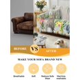 thumbnail image 5 of Easter Bunnies Couch Cover, Spring Eucalyptus Easter Eggs Gray Wooden Sofa Cover Blanket for Loveseat Couches, Sectional Sofa Slipcover Furniture Protector for Living Room Bedroom 71''x118'', 5 of 9