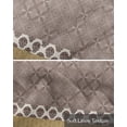 thumbnail image 6 of Brown Mandala Linen Curtain Valance for Bedroom/Bathroom/Kitchen/Living/Dining Room Window,Boho Rustic Tribal Ethnic Bohemian Geometric Pocket Topper Drapes Decorative Cafe Drapery Panel 42"x12", 6 of 6