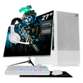 thumbnail image 1 of PC Gamer Completa Xtreme PC Gaming AMD Radeon RX 9060 Ryzen 7 5700X 32GB SSD 1TB Monitor 27 165Hz Sistema Liquido WIFI BT W10 White gaming competitivo y streaming, 1 of 6