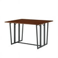thumbnail image 4 of Table à Manger Moderne à Rabat en Bois 47 Pouces - Noyer Foncé / Noir, 4 of 6