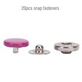 thumbnail image 1 of 20Pcs Fermeture à Pression en Laiton Coloré Press Stud Boucle Vêtements Décoration Accessoiresvin Rouge, 1 of 7