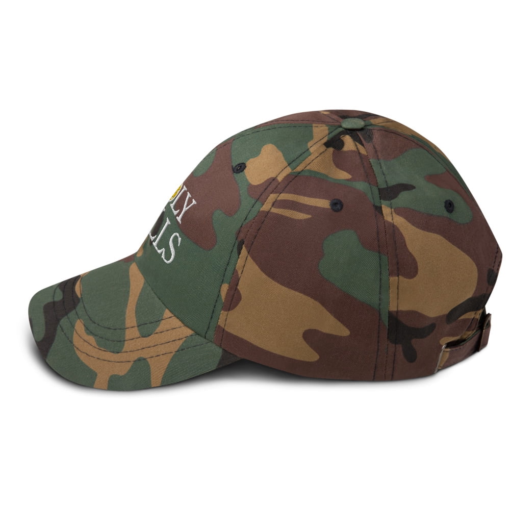 Holy Balls Pickleball Hat - Dad hat (Green Camo)