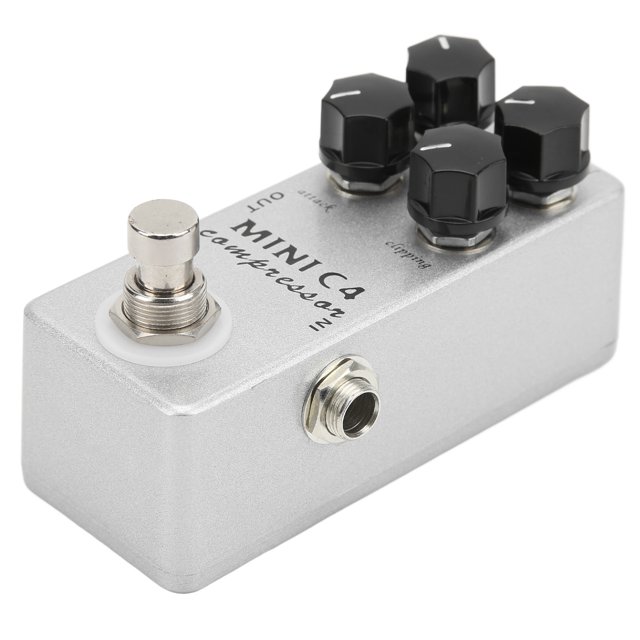 Mini pedal compresor,Compresor Pedal de efecto de guitarra Compresor Pedal de guitarra Procesador de efectos Respuesta rápida