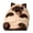 B, variant on YIFAEUX Adults Plush Envelope Sleeping Bag Cat Frog Shark Snake Rabbit Slumber Bag Home Travel Cold Weather Men Women Plush Animal Nap Mat