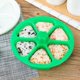 thumbnail image 3 of Onigiri Triangular Rice Bento Lunch Recipiente hermético para almacenar alimentos Apto para microondas y lavavajillas Portátil Preparación de comidas, 3 of 8