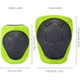 thumbnail image 6 of NOGIS Kids/Youth Knee Pad Elbow Pads Guards Protective Gear Set for Roller Skates Cycling BMX Bike Skateboard Inline Skatings Scooter Riding Sports Green, 6 of 8