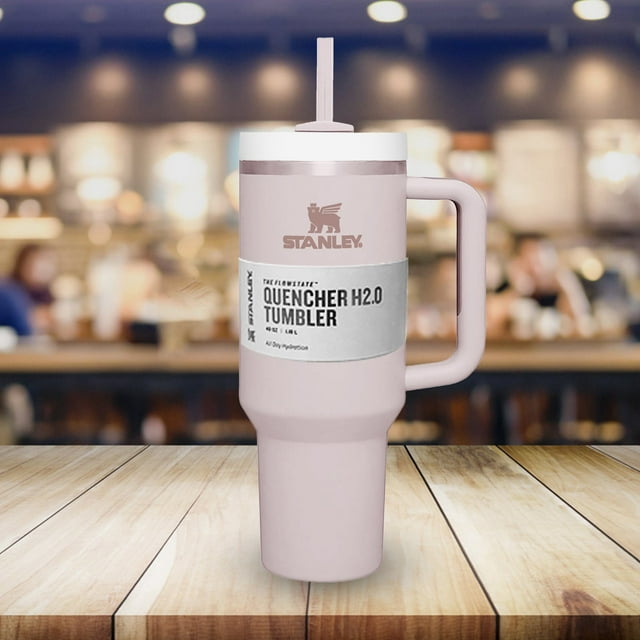 CRCMUHE Verre&Bouteille Gobelet Double Isolé en Acier Inoxydable Gobelet Automobile avec Poignée Tasse à Bière 40oz