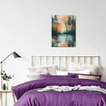 thumbnail image 6 of 12x16 inch Frameless Canvas Painting Watercolor Sunset Lake Water,Exquisite Bathroom Accessory,Bathroom,Yard Garden,Studio Wall Decor Poster & Prints,Modern Style Watercolor Canvas Paintings, 6 of 6