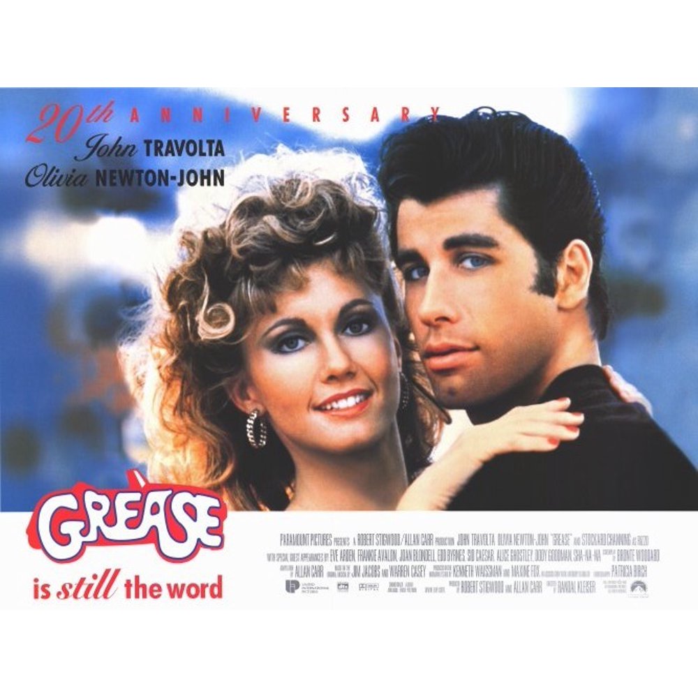 Grease movie POSTER (Style A) (30" x 40") (1997)