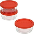 thumbnail image 2 of Pyrex Set de Rangement en Verre de 6 Tasses avec Couvercles, 2 of 8