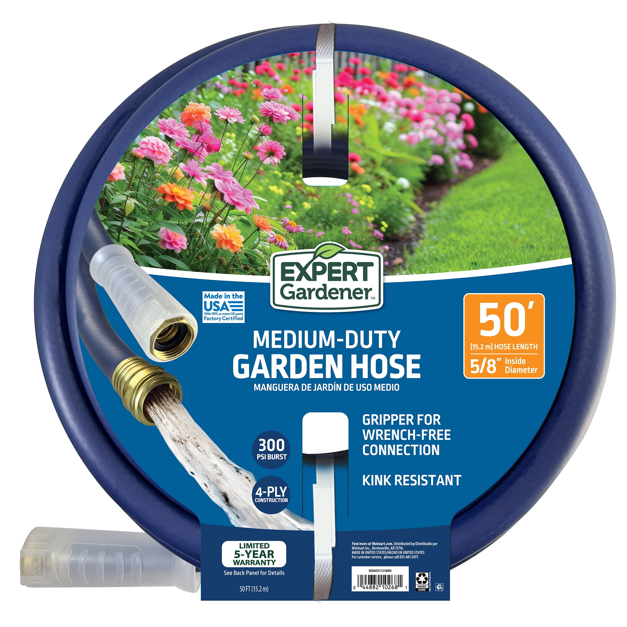 (6 pack) Expert Gardener 50FT Medium Duty Garden Hose