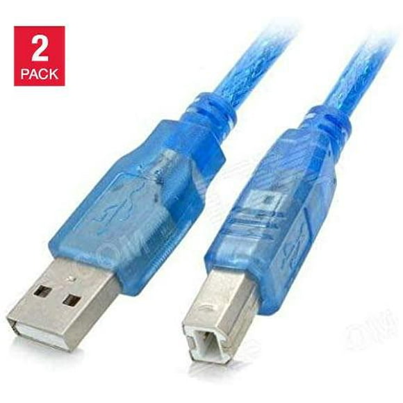 [2Pack] PRINTER CABLE 1.8 M USB 2,0 CB-193-180