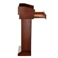 thumbnail image 3 of AdirOffice Support de Haut-Parleur en Bois de Cerisier avec Tiroir et Espace de Rangement, 3 of 11