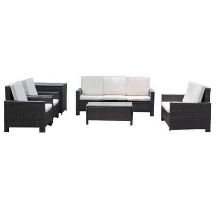 Patio Furniture Sectional Outdoor And Indoor Sofa Set 6pcs Free