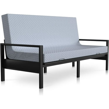 QISHIERDISHA Memory Foam Futon Mattress – Full Size (Frame Not Included) (Grey)