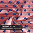 thumbnail image 4 of Patriotic Tablecloth 4th of July Tablecloth Washable Reused Table Cover Blue Star Round Tablecloth 60 Inch for Holiday Dinner Picnic Outdoor Party Dining Room Table Decor, 4 of 6