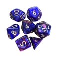 thumbnail image 4 of 1 Set Polyhedral Dice Double Color Beautiful Exquisite Acrylic Role Playing Games Craps Entertainment Supplies Gambling Industry red+blue, 4 of 6
