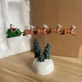 thumbnail image 3 of Multicolor Flaming Sleigh Animated Statue Xmas Vacation Village Accessories, 3 of 8