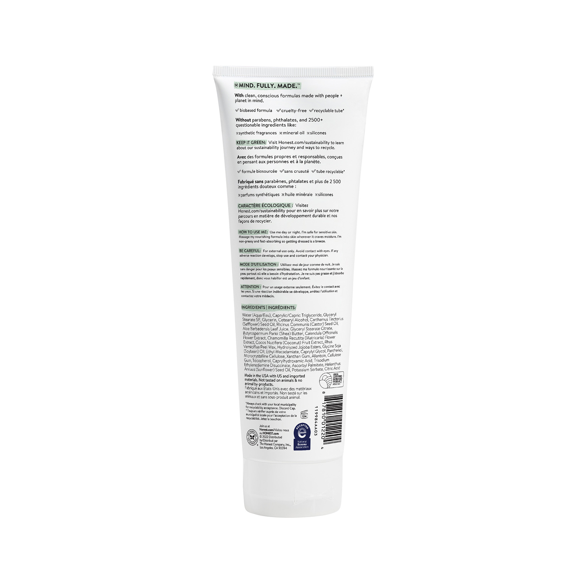 The Honest Company Baby Face & Body Lotion, Fragrance-Free, 8.5 fl oz photo 2