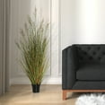 thumbnail image 4 of Vickerman 60" PVC Artificial Potted Green and Brown Grass and Plastic Grass., 4 of 4