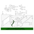 thumbnail image 2 of New Genuine Nissan Hose-Radiator,Upper 215019JJ0A / 21501-9JJ0A OEM, 2 of 10