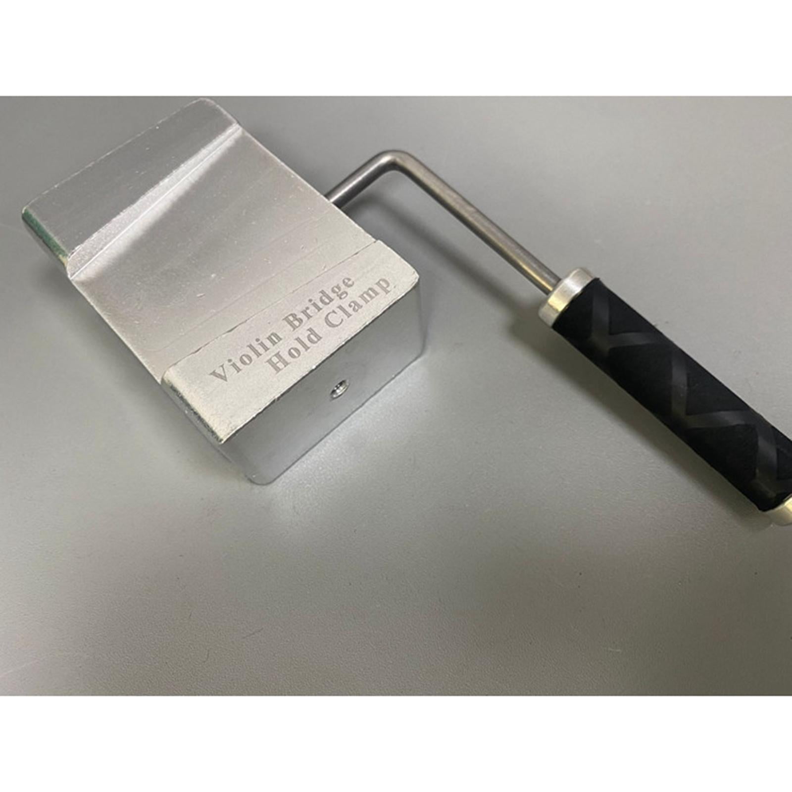 LeeQinersw Bridge Holder Clamp Luthiers Tool Reliable Parts Portable Violin Making Tool Bending handle