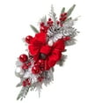 thumbnail image 3 of Christmas Staircase Bow Pendant Teardrop Swag Stair Railing Decorative Swag, 3 of 8