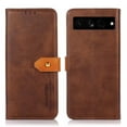 thumbnail image 2 of SaniMore Wallet Case for Google Pixel 8 6.3" 2023, Wear-resistant PU Leather Card Slots Cash Pocket Kickstand Shockproof Anti-fall Full Body Protective Magnetic Cover For Google Pixel 8, Brown, 2 of 10