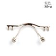 thumbnail image 1 of Retail Eyewear Bridge Replacement For Rimless Frame,Stainless Steel Eyewear Nose Bridges NB018# NB018 Silver, 1 of 6