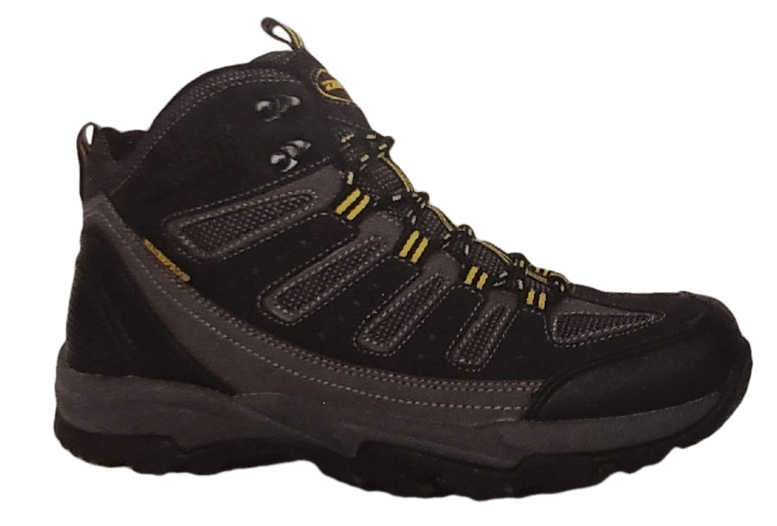 Zanco Zanco Mens Waterproof Hiker Shoe, Adult, Grey/Yellow Walmart