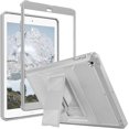 thumbnail image 1 of TEMOGU-Case Fit 2018/2017 iPad 9.7 6th/5th Generation - [Heavy Duty] Shockproof Full Body Rugged Hybrid Cover with Built-in Screen Protector Compatible with Apple iPad 9.7 Inch 2018/2017, Light Gray, 1 of 4