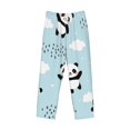 thumbnail image 4 of Balery Men'S Cute Panda Bear Pants,Sleepwear Pants,Pajama Pants,Pj Bottoms Drawstring And Pockets-Medium, 4 of 9