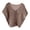 Khaki, variant on Women's Korean Style Retro Hollow Out Knitted Sweater, Loose Fit Thin Summer Cover Up Pullover with Puff Sleeves and Tie Front, Short Casual Top for Daily Wear White One Size