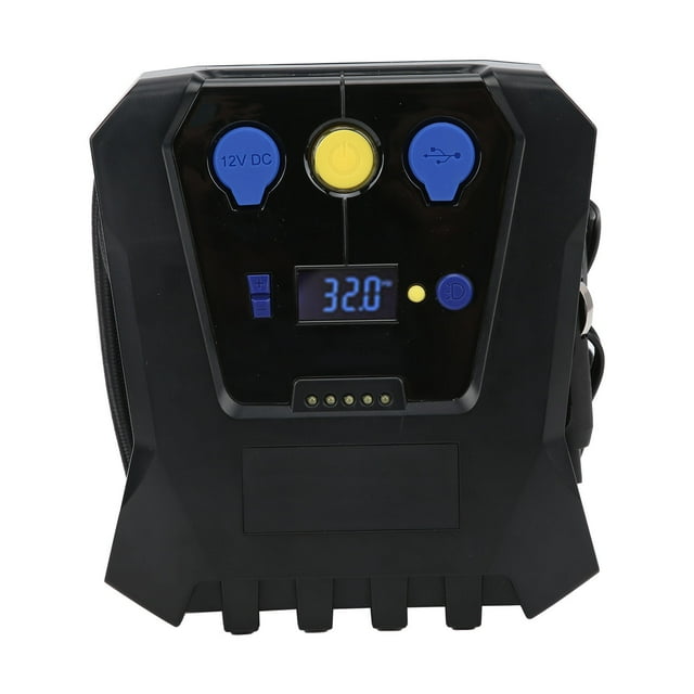 Bomba de neumáticos LED, inflador de neumáticos portátil, compresor de aire digital, inflador de neumáticos de respuesta rápida