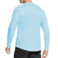 thumbnail image 2 of WELIGU Men's Long Sleeve Shirts Lightweight UPF 50+ T-Shirts Fishing Light Green Size Male S, 2 of 6
