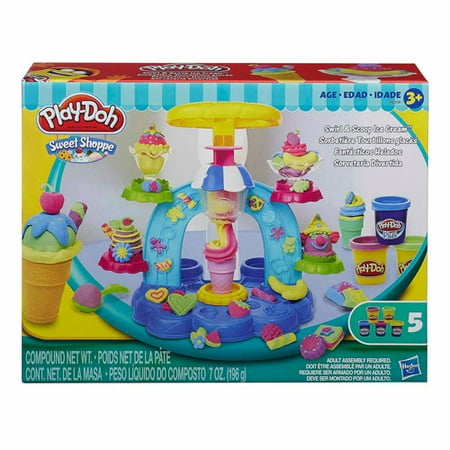 Play-Doh Sweet Shoppe Swirl and Scoop Ice Cream Playset