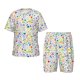 thumbnail image 1 of Balery Education And Science Conjunto de Pijama Infantil de Manga Corta con Estampado – Ropa de Dormir de Algodón Suave-3X-Large, 1 of 5