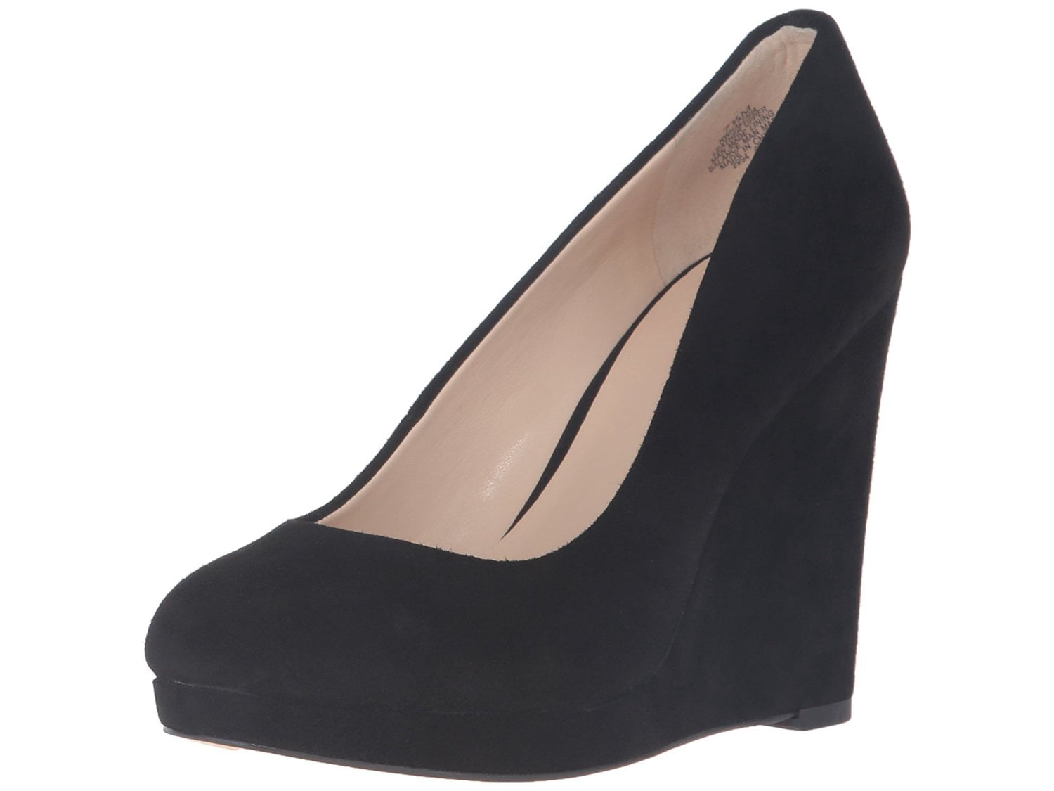 nine west closed toe wedges
