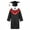 Red, variant on MSemis Graduation Gown Cap Unisex Uniform Robe Set with Tassel Cap for Preschool Primary School Ceremony Yellow 4-5