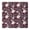 Pioneer Flower Floral-2, variant on Pioneer Flower Floral Print Pattern Square Fitted Tablecloth with Elastic Edge,Square Table Cover,Washable Elastic Table Cover for Home Kitchen Party Decor 34"x34"