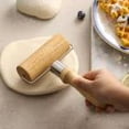 thumbnail image 4 of Wooden Rolling Pin Set with Stainless Steel Rollers | Effort-Saving Kitchen Baking Tools for Dough, Pizza & Cookies | Includes Large, Medium & Small Sizes, 4 of 7