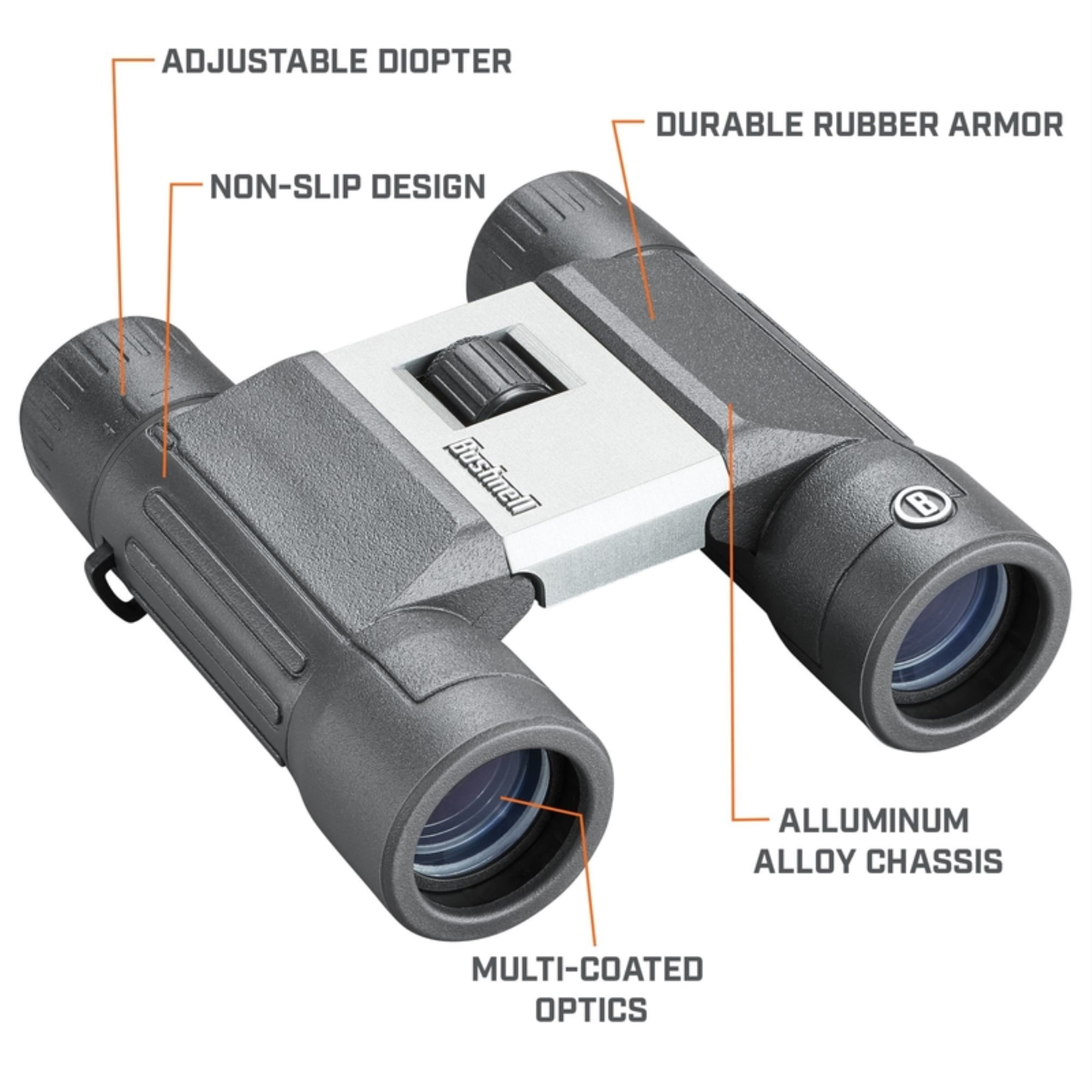 Bushnell PWV1025 Powerview 2 10x 25mm Roof Prism Binoculars