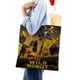 thumbnail image 4 of The Wild Robot Bolso de tela con estampado de lienzo para mujer, bolsa de compras reutilizable y estética, con cremallera interior, regalo para mujer,38*45cm., 4 of 6